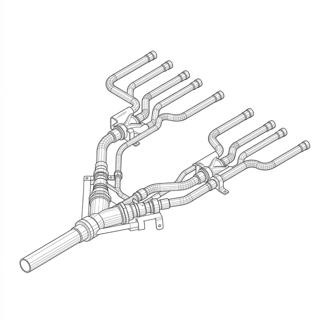Enerji Verimli Yüksek Kalite VRF Bakır Dağıtım Kiti (Distribution Kit)